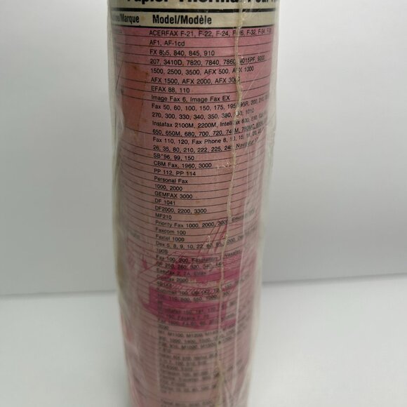 Telefax Thermal Facsimile 1000 ECM Ultra Fax Paper 8.5 x 98 ft Roll - Picture 2 of 5